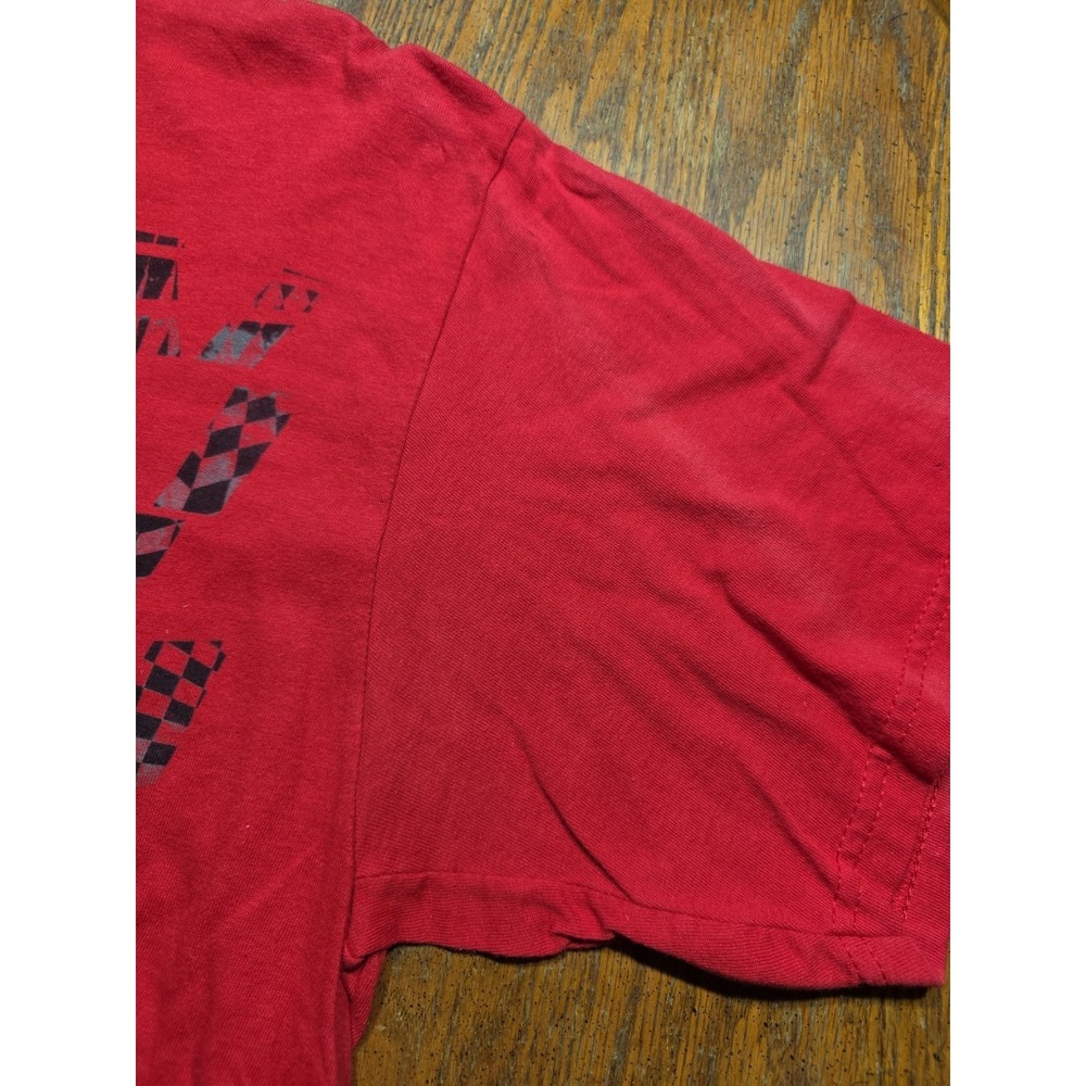Y2K Hurley AOP T Shirt Men's L Skater Grunge Emo Surf Punk Red Premium Fit - Picture 4 of 6